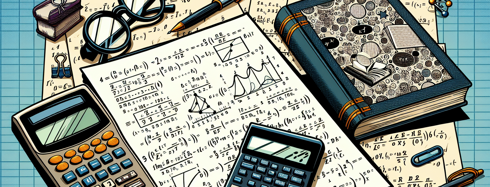 Aufzeichnungen in Mathe